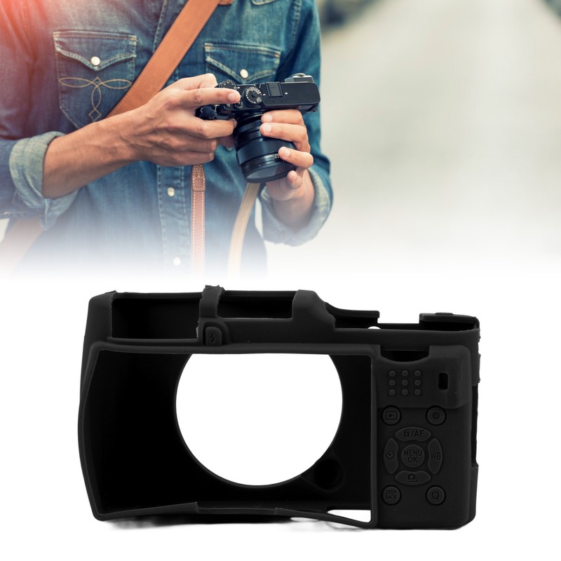 Silicone Camera Protective Case Soft Textured Surfaces Detachable Camera Silicone