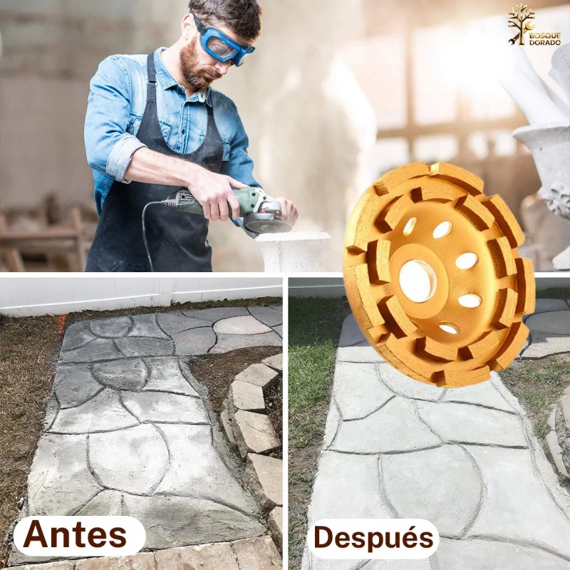 Pack Discos Diamante Copa Amoladora 100 125 150 Granito Mármol