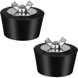 2 inch Pool Winterizing Plug-2 Pcs,PVC/Steel Expansion Pipe Plug，Swimming Pool Winter Expansion Plugs with SS Screw, Stainless Steel Bolts(2 inch)