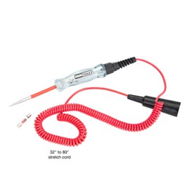 OEM Tools 25886 6-24V Circuit Tester | Checks Fuses & Circuits for Shorts | Simple Design | Glowing Light Confirms Current is Flowing | Tester Comes with Testing Probe & Heavy Duty Ground Clamp
