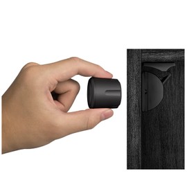 Norjews Child & Baby Safety Proof Magnetic Cupboard Locks (8 Locks & 2 Keys), Easy Install in Seconds, Invisible Child Safety Locks for Cabinets and Drawers, No Screws or Drilling, Black