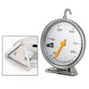 Itian Backofenthermometer, Ofenthermometer Edelstahl mit Großem Zifferblatt, Bratenthermometer Backofen Überwachung