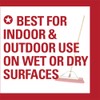 Harper 7324P1 Premium Indoor/Outdoor Wet/Dry All-Purpose Hardwood 24 in. Push