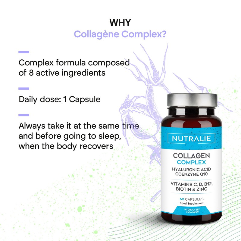 Collagen Hyaluronic Acid - Hydrolysed + Biotin and Q10 -