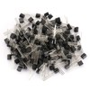 Baomain 100 PCS 2N3904 Three Pins Through Hole NPN Transistors