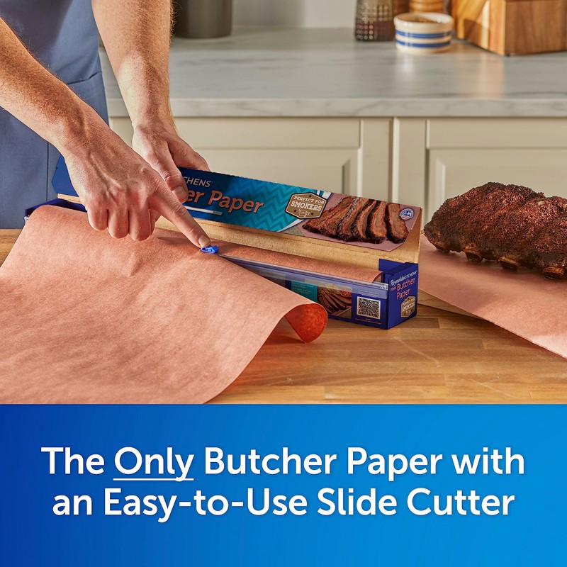 Reynolds Kitchens Butcher Paper for Smoking Meat with Slide Cutter,