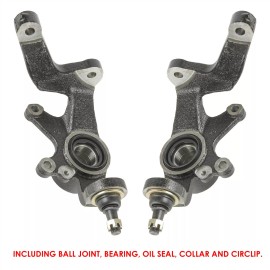 Caltric Front Left and Right Wheel Knuckle fits Yamaha Rhino 700 YXR700F 4x4 2008 - 2013