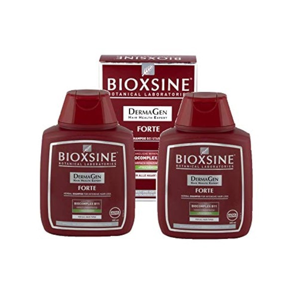 2x BIOTA Advanced Herbal Care Shampoo Bioxsine Forte Herbal Shampoo For Intensive Hair Loss 300M