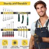8” Magnetic Tool Holder with Screws, 4 Pack Magnetic Strips