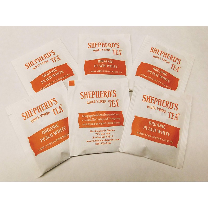 Organic Peach White Bible Verse Tea