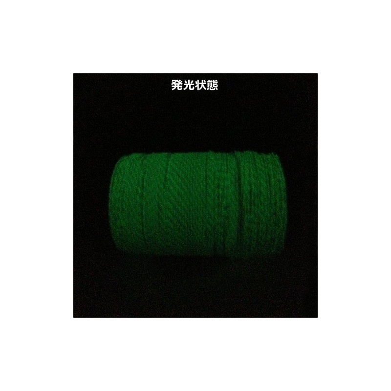 Glow-in-the-line for zelt, 0.08 inch (2 mm) (free-fitting, set of