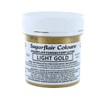 Sugarflair Light Gold E171 Free Edible Glitter Dust Powder Pump