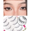 happykau False Eyelashes, 5 Pairs Natural False Eyelashes, Natural Eyelashes,