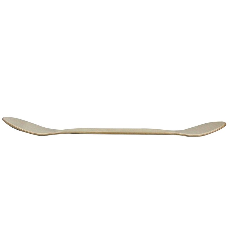 Moose Skateboard Deck Canada Made Blank Canadian Maple (Black, 8.0"