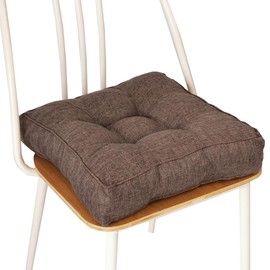 Square Chair Cushions Indoor/Outdoor for Dining Chairs,45x45/40x40/50x50cm for Chair Pads Floor Cushions Indoor Outdoor Garden Patio Kitchen Yoga Bistro(S1,50x50X9cm/20x20X3.5in)