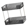 Desktop Organizer 2 Tier Ample Space Modern Storage Rack Shelves