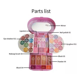 generic Cute Makeup Box Caja De Maquillaje Para Niños, Lavable, Set