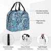 JIMOWANG Animal Skin Portable Lunch Bag Compact Tote Bag Reusable