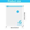 Vacuum Storage Bags - 6 Pack 60X80CM Extra Large Reusable