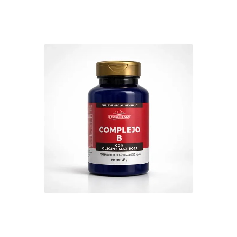 Complejo B Con Glycine Max 60 Cápsulas 750 Mg Suplemento