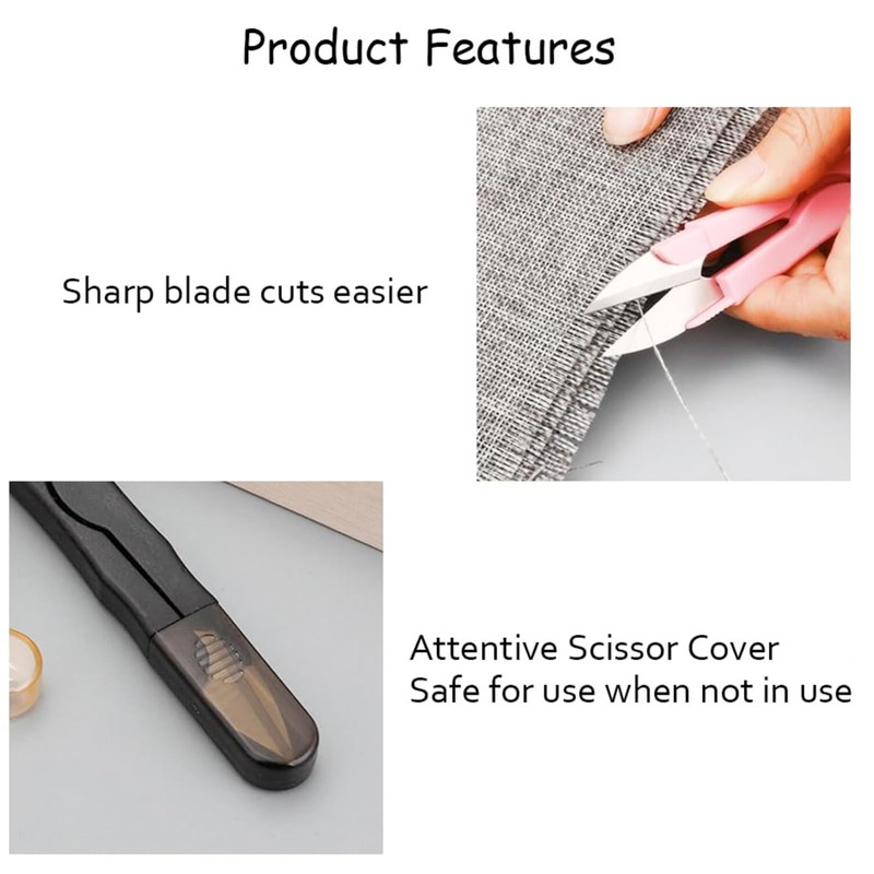 3 Pcs Thread Cutter Sewing Scissors Clippers Mini Small Snips