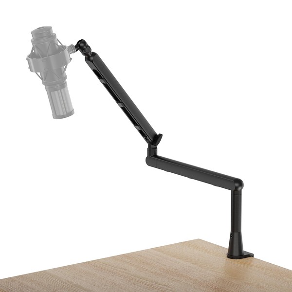 Mic Arm Low Profile, Heavy Duty Microphone Boom Arm, 360°Rotatable