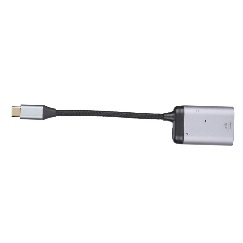 TypeC to HD Multimedia Interface PD/Data Male Short Cable 3