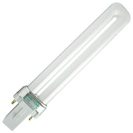 Satco S8306 2700K 9-Watt G23 Base T4 Twin 2-Pin Tube for Magnetic Ballasts