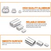 ISPINNER 180pcs Aluminum Crimping Loop Sleeve Assortment Kit, 1/16" 1/8"