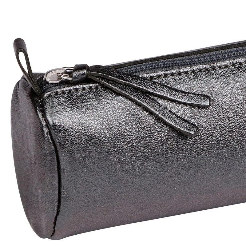 Clairefontaine - Ref 8690C - Cuirisé' Leather Round Pencil Case