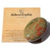 AWARDSEN AWARDSEN 2.4" Large Unakite Crystal Stone Polished Palm Stone