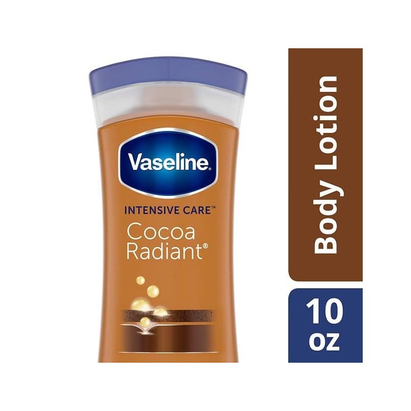 Vaseline Intensive Care Lotion Cocoa Radiant 10 Ounce (295ml) (2