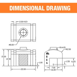 RomoTech 82123889 Polyethylene Domed Reservoir Water Tank, 16 gallon, Made In The USA Poly Tank For Water and Non-Flammable Liquids, Rust and Corrosion Proof