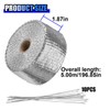 UHANBUT 2" x 16Ft Motorcycle Exhaust Heat Wrap Tape, Fiberglass