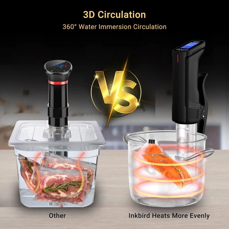 Inkbird WIFI Sous Vide Cooker & 44PCS Electric Vacuum Sealer