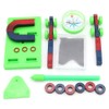 WINGONEER Physical Magnet Experiment Set, Scientific U-Shaped Round Bar Magnets,
