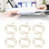 100pcs Fruit Paper Clips Cute Bookmark Pare Clips Portable Funny