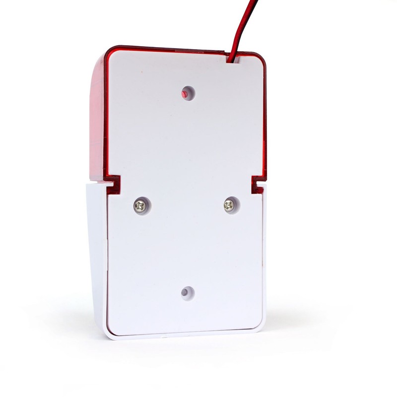 Taikuwu 105 dB Wired Flashing Strobe Siren Sound Alarm Home