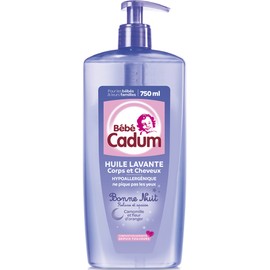 Cadum Soothing, Soft, Hypoallergenic, Cleansing, Nourishing Baby Oil for Body and Hair (Pack of 1)