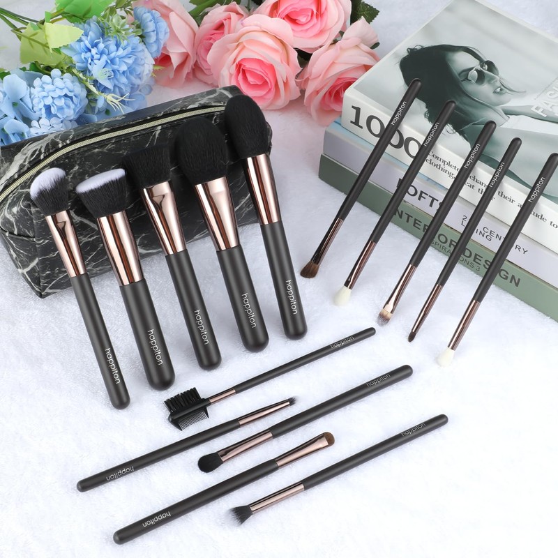 HAPPITON Professional Eyeshadow Blending Brush - Ultra - Soft Bristles
