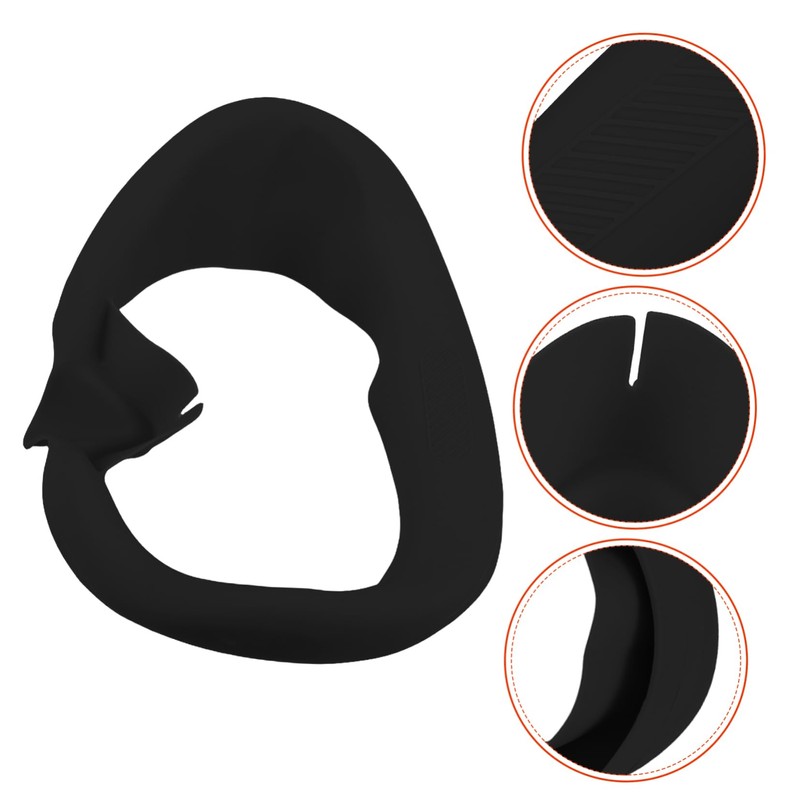 GRIRIW Accessories Breathable Silicon Mask Reusable with Nose Pad for