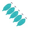 5PCS 0.5L Breathing Bags NBR Material Reusable Training Gasbag for