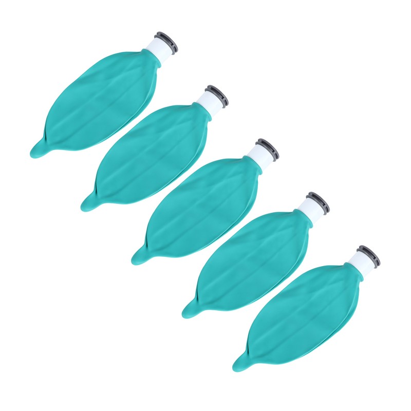 5PCS 0.5L Breathing Bags NBR Material Reusable Training Gasbag for