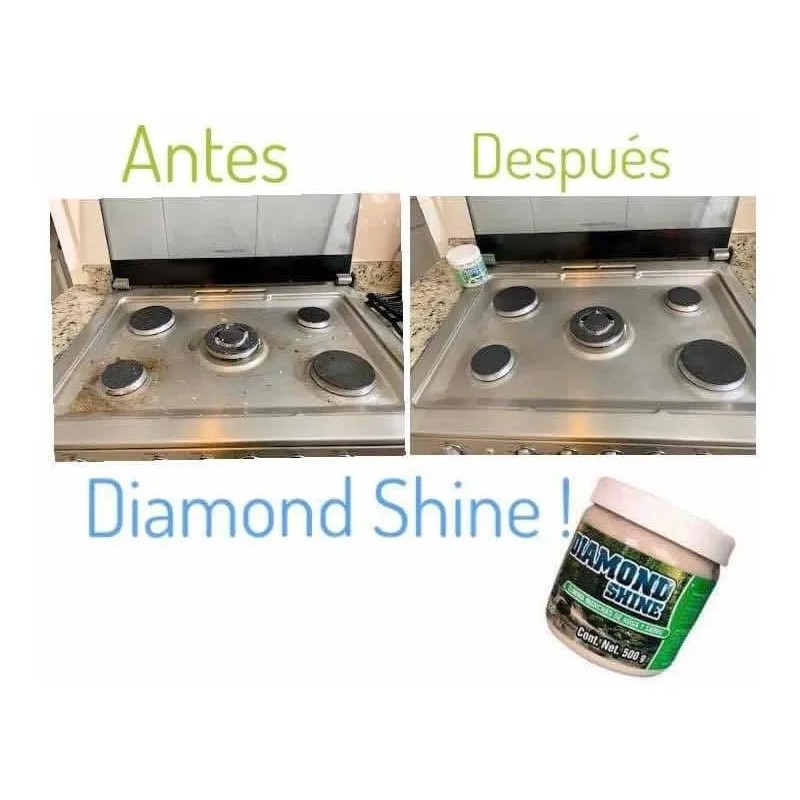 Diamond Shine Crema Limpiadora Quita Sarro Manchas. 1kg