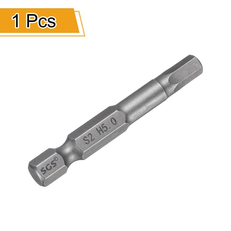 sourcing map H5.0 Hex Head Drill Bit Wrench 5mm Metric