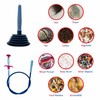 Sink and Toilet Plunger & Hair Clog Remover 34 inch