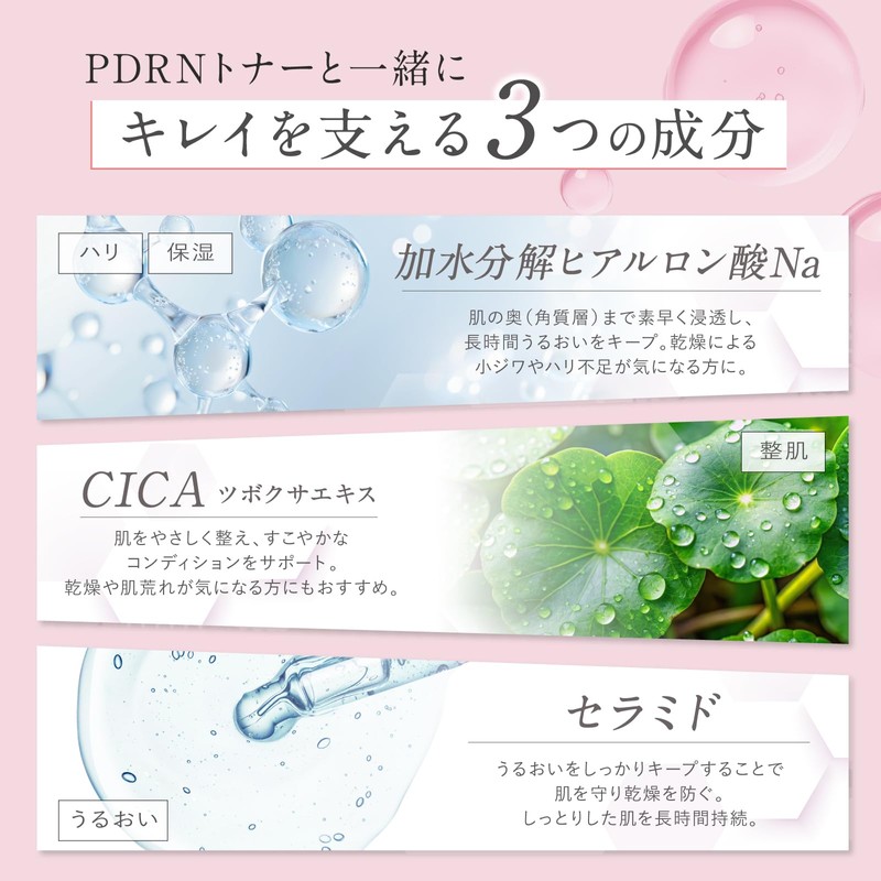 PDRN Lotion, 4Luster PDRN Toner, 5.1 fl oz (150 ml)