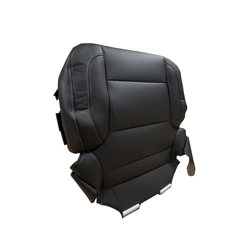 Tokinng Driver Side Bottom Leather Seat Cover Replacement for 2015-2019