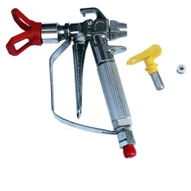 KIPA 3600 PSI Spray Gun with Tip & Guard Airless Paint Sprayer for Titan Wagner High Pressure 3600PSI Aluminum Silver