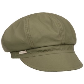 Seeberger Rainy Day Newsboy Cap Winter Baker boy hat (One Size - Olive)